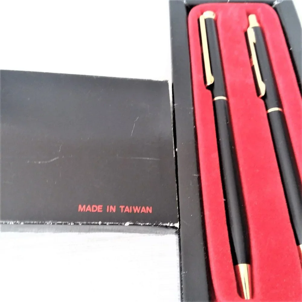 Pen & Mechanical Pencil Gift Set Vintage INC MAGAZINE Orig Box Office